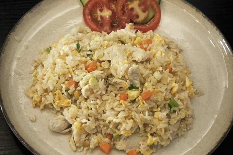 riz frit poulet