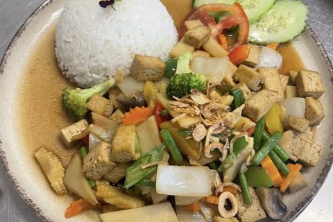Tofou à la sauce d'huître