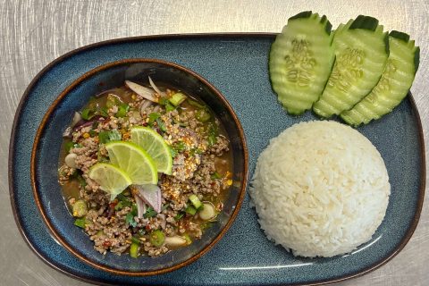Larb Boeuf cuit
