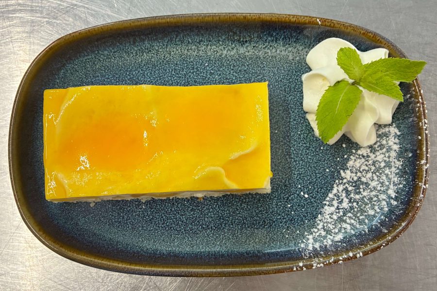 Gâteau à la Mangue et à la Crème Fraîche